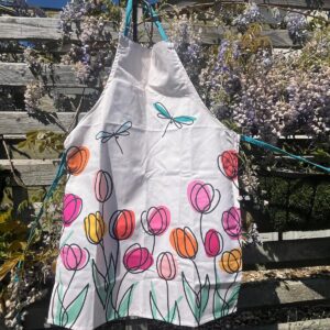 Tulips for Tapping Apron