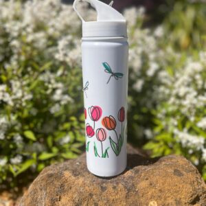 Tulips for Tapping Water Bottle